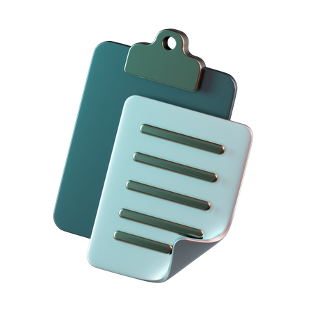 Paste  3D Icon