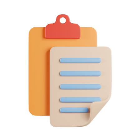 Paste Clipboard  3D Icon