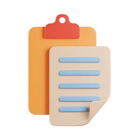 Paste Clipboard  3D Icon