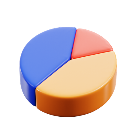 Pastel de carbón  3D Icon