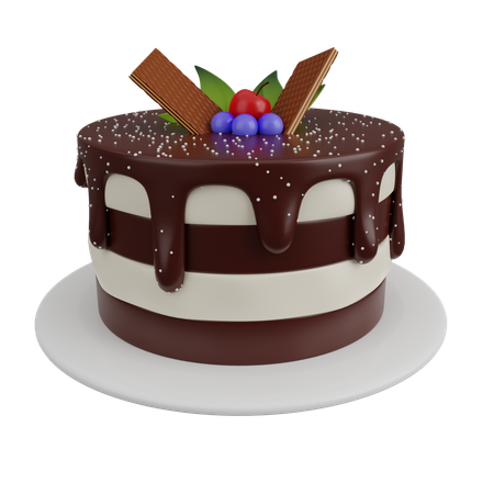 Pastel de boda  3D Icon