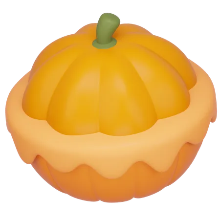 Pastel de calabaza  3D Icon