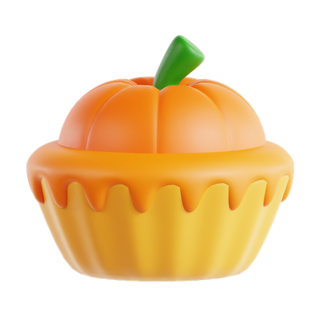 Pastel de calabaza  3D Icon