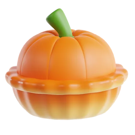 Pastel de calabaza  3D Icon