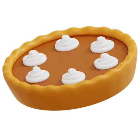 Pastel de calabaza  3D Icon