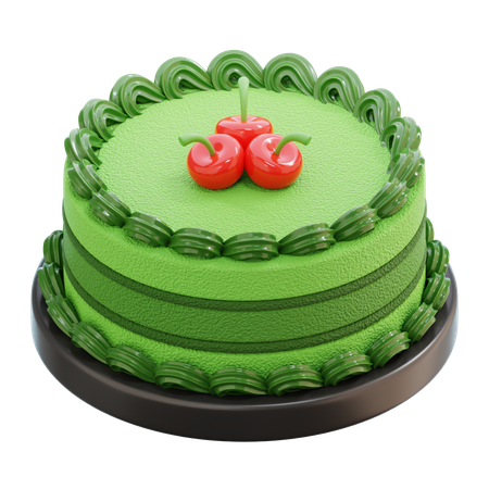 Pastel de capas  3D Icon