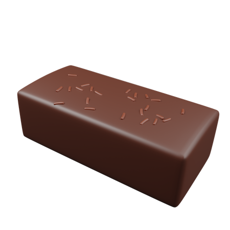 Pastel de chocolate  3D Icon