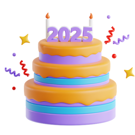 Pastel de fiesta  3D Icon