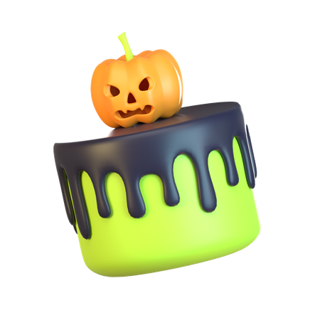 Pastel de halloween  3D Icon
