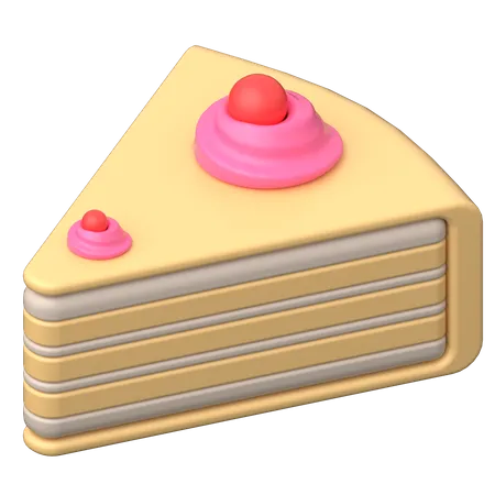 Pastel de napoleon  3D Icon