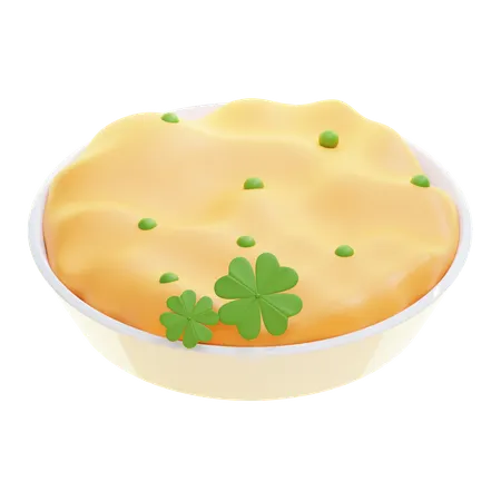 Pastel de pastor  3D Icon