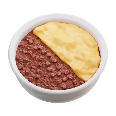 Pastel de pastor  3D Icon