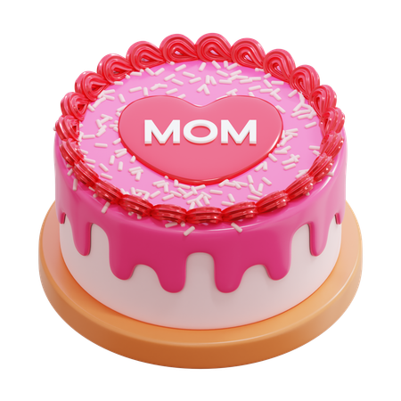 Pastel del dia de la madre  3D Icon