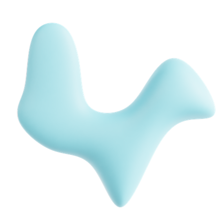 Pastel Fluid Shapes  3D Icon