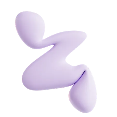 Pastel Fluid Shapes  3D Icon