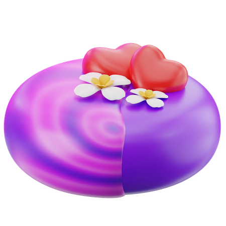 Pastel de glaseado  3D Icon