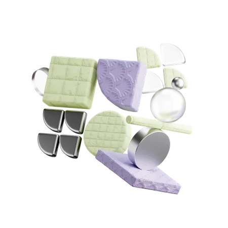 Pastel Pops 3D Icon