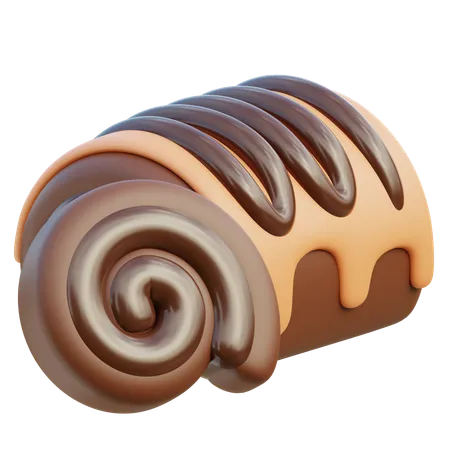 Rollo de pastel  3D Icon