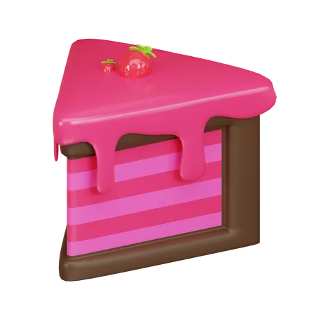 Pedazo de pastel  3D Icon