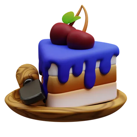 Pedazo de pastel  3D Icon