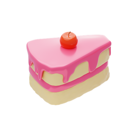 Pedazo de pastel  3D Icon