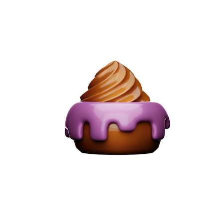 Pastelaria de chocolate  3D Icon