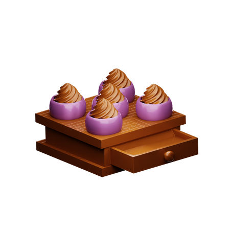 Pastelaria de chocolate  3D Icon