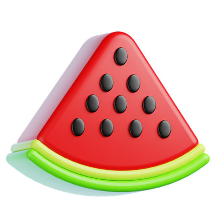 Pastèque  3D Icon