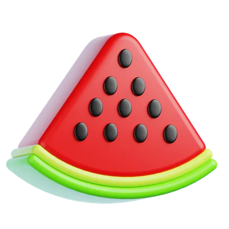 Pastèque  3D Icon