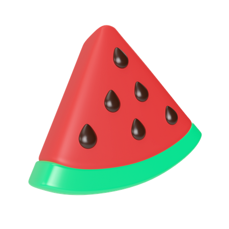 Pastèque  3D Icon