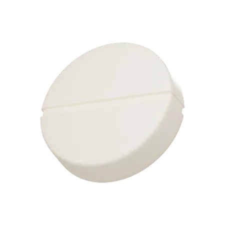 Pastilla blanca  3D Icon