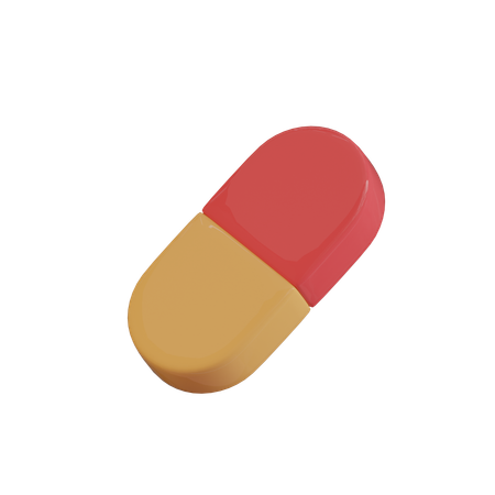 Pastilla capsula  3D Icon