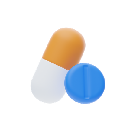 Pastillas  3D Icon