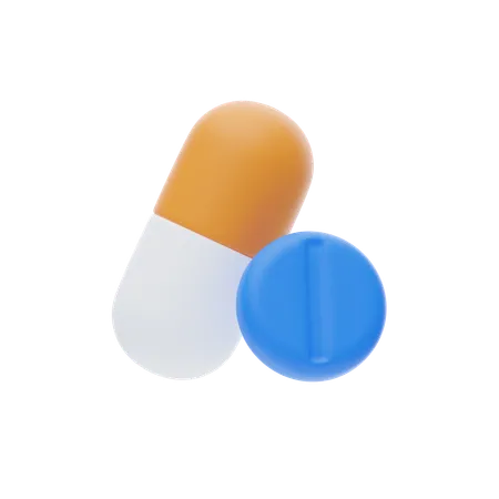 Pastillas  3D Icon