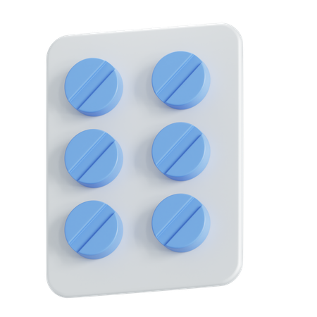 Pastillas  3D Icon