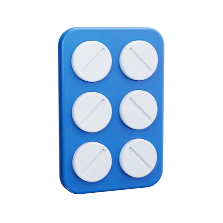 Pastillas  3D Icon