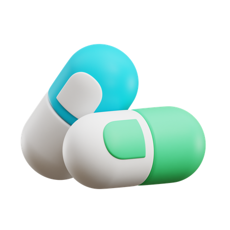 Pastillas  3D Icon