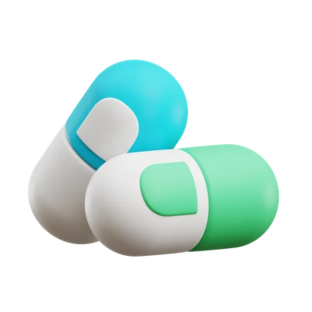 Pastillas  3D Icon