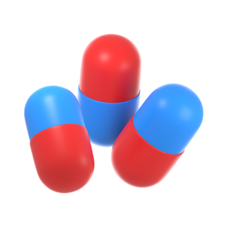 Pastillas  3D Icon