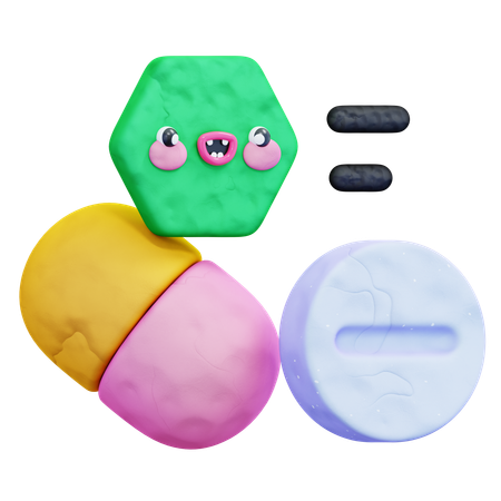 Pastillas  3D Icon