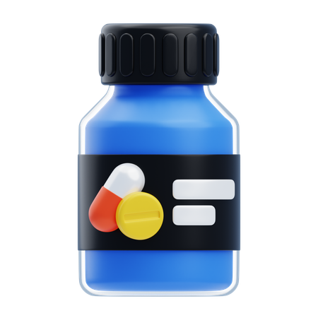 Pastillas  3D Icon