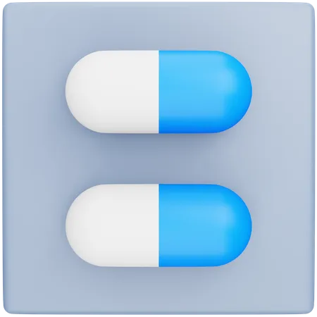 Pastillas  3D Icon