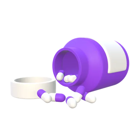 Pastillas  3D Icon