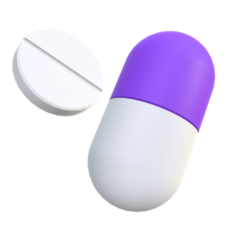 Pastillas  3D Icon