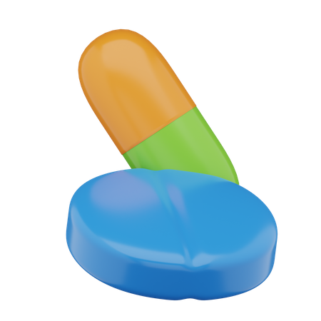 Pastillas  3D Icon