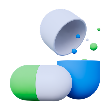 Pastillas  3D Icon