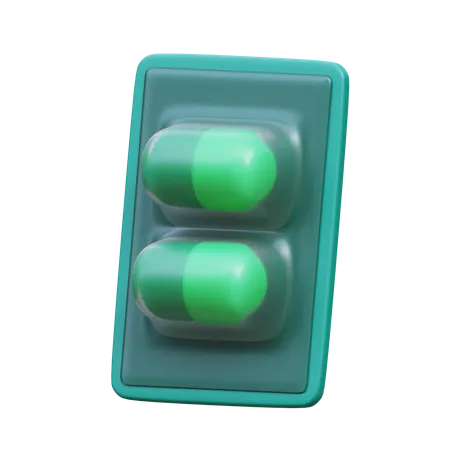 Pastillas  3D Icon