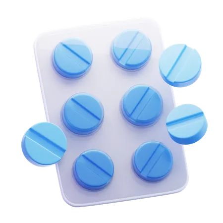 Pastillas medicas  3D Icon