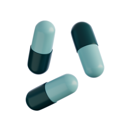 Pastillas medicinales  3D Icon