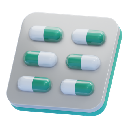 Tableta de pastillas  3D Icon